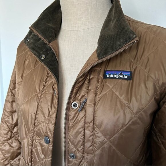 Patagonia Back‎ Pasture Jacket Brown Floral Lining Size XS - Picture 7 of 9